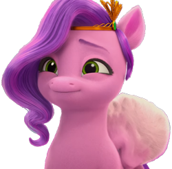 Size: 781x768 | Tagged: safe, edit, edited screencap, screencap, pipp petals, pegasus, pony, g5, mane smelody, my little pony: make your mark, my little pony: make your mark chapter 5, spoiler:g5, spoiler:my little pony: make your mark, spoiler:my little pony: make your mark chapter 5, spoiler:mymc05e05, 3d, background removed, female, green eyes, looking at you, mare, pink mane, png, purple mane, simple background, solo, spread wings, standing, transparent background, wings