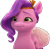 Size: 781x768 | Tagged: safe, edit, edited screencap, screencap, pipp petals, pegasus, pony, g5, mane smelody, my little pony: make your mark, my little pony: make your mark chapter 5, spoiler:g5, 3d, background removed, female, green eyes, looking at you, mare, pink mane, png, purple mane, simple background, solo, spread wings, standing, transparent background, wings