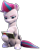 Size: 391x492 | Tagged: safe, edit, edited screencap, screencap, zipp storm, pegasus, pony, g5, my little pony: make your mark, 3d, background removed, belly, cyan eyes, female, hoof hold, light skin, mare, one ear down, pink mane, png, simple background, sitting, solo, tablet, transparent background, unamused, zipp storm is not amused