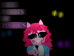 Size: 793x595 | Tagged: safe, artist:alexthetankin, pinkie pie, earth pony, pony, g4, five night's at pinkies, five nights at freddy's, solo