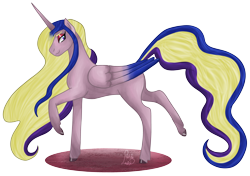 Size: 3842x2704 | Tagged: safe, artist:loopina, princess cadance, shining armor, oc, oc:princess amora, alicorn, pony, g4, female, high res, line of descent, mare, poctober, simple background, solo, transparent background