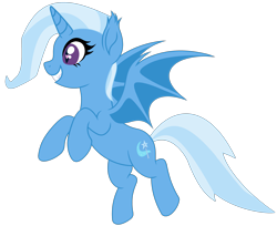 Size: 3545x2890 | Tagged: safe, artist:starshade, artist:twilyisbestpone, trixie, alicorn, bat pony, bat pony alicorn, pony, g4, alicornified, base used, bat eyes, bat ponified, bat wings, cute, diatrixes, ear tufts, fangs, female, flying, heart, heart eyes, high res, horn, mare, race swap, simple background, slit pupils, smiling, solo, spread wings, transparent background, trixie day, trixiebat, trixiecorn, wingding eyes, wings