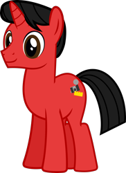 Size: 2000x2751 | Tagged: safe, alternate version, artist:mickey1909, oc, oc only, oc:mickey motion, pony, unicorn, high res, male, simple background, smiling, solo, stallion, transparent background
