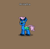 Size: 384x380 | Tagged: safe, oc, oc only, oc:aridatha, hybrid, pony, pony town, brown background, do not steal, female, hybrid oc, offspring, original character do not steal, parent:bramble, parent:ocellus, simple background, solo
