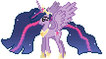 Size: 216x120 | Tagged: safe, artist:xodok, twilight sparkle, alicorn, pony, series:ponyashnost, g4, the last problem, animated, blinking, concave belly, crown, desktop ponies, eyelashes, female, gif, hoof shoes, horn, jewelry, long horn, long legs, long mane, long tail, mare, older, older twilight, older twilight sparkle (alicorn), peytral, pixel art, princess shoes, princess twilight 2.0, quadrupedal, regalia, simple background, slender, smiling, solo, sparkly mane, sparkly tail, spread wings, sprite, tail, tall, thin, transparent background, twilight sparkle (alicorn), walk cycle, walking, wings