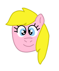 Size: 1409x1676 | Tagged: safe, artist:funnyclowns64, shady, earth pony, pony, g1, g4, art, blue eyes, colored, cute, eyelashes, female, g1 shadybetes, g1 to g4, generation leap, head, mare, open mouth, open smile, simple background, smiling, solo, transparent background, yellow hair, yellow mane