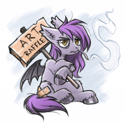 Size: 1923x1923 | Tagged: safe, artist:scheadar, oc, oc only, bat pony, pony, bat pony oc, solo