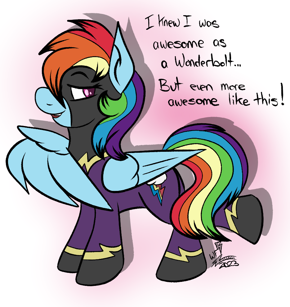 Safe Artist Whirlwindflux Rainbow Dash Pegasus Pony G