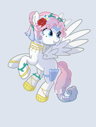 Size: 3000x4000 | Tagged: safe, artist:raineve, oc, oc only, pegasus, pony, simple background, solo
