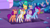 Size: 3300x1834 | Tagged: safe, screencap, hitch trailblazer, izzy moonbow, misty brightdawn, pipp petals, sparky sparkeroni, sunny starscout, zipp storm, dragon, earth pony, pegasus, pony, unicorn, g5, lavarynth, my little pony: tell your tale, spoiler:g5, spoiler:my little pony: tell your tale, baby, baby dragon, female, hole, male, mane five, mane seven (g5), mane six (g5), mare, stallion, trapdoor