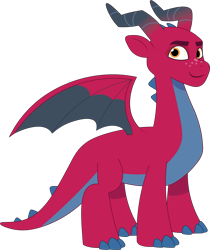 Size: 1879x2239 | Tagged: safe, artist:prixy05, lava (g5), dragon, g5, lavarynth, my little pony: tell your tale, spoiler:g5, spoiler:my little pony: tell your tale, spoiler:tyts01e62, simple background, solo, transparent background, vector