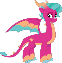 Size: 2148x2201 | Tagged: safe, artist:prixy05, blaize skysong, dragon, g5, lavarynth, my little pony: tell your tale, spoiler:g5, spoiler:my little pony: tell your tale, spoiler:tyts01e62, dragoness, female, high res, simple background, solo, transparent background, vector