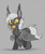 Size: 494x589 | Tagged: safe, artist:shydale, oc, oc only, oc:reeree, bat pony, pony, aggie.io, bat pony oc, bat wings, chest fluff, colored ear fluff, colored sclera, ear fluff, ear tufts, food, freckles, gray background, hoof fluff, magma.com, mango, mouth hold, neo noir, partial color, raised leg, simple background, sketch, solo, walking, wings, yellow sclera