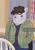 Size: 2480x3508 | Tagged: safe, artist:mythical artist, truffle shuffle, anthro, g4, blushing, commission, hand in pocket, high res, kevin james, looking at you, male, meme, plaid, ponified meme, shrug, signature, smiling, smiling at you, solo, the king of queens