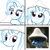 Size: 256x256 | Tagged: safe, artist:alumina nitride, trixie, pony, unicorn, g4, cute, diatrixes, hat, meme, mushroom hat, pixel art, simple background, smurf cat, smurfs, the smurfs