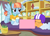 Size: 917x659 | Tagged: safe, artist:cloudy glow, artist:deadparrot22, princess celestia, scootaloo, windy whistles, pegasus, pony, g4, adopted, adopted offspring, blanket, couch, cute, cutealoo, daaaaaaaaaaaw, female, filly, flying, foal, helmet, living room, mare, mother and child, mother and daughter, parent:windy whistles, potted plant, scootadoption, scootalove, sleeping, smiling, song in the description, wholesome