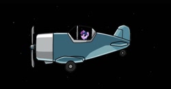 Size: 1069x554 | Tagged: safe, edit, twilight sparkle, pony, unicorn, g4, plane, riding, solo, stars