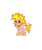 Size: 960x1152 | Tagged: safe, artist:real end, pinkie pie, earth pony, pony, g4, black sclera, ear fluff of fire, fire, flaming hooves, goggles, leaf, mane of fire, plants vs zombies, pvz heroes, simple background, smiling, solar flare (pvz), solo, superhero, tail, tail of fire, transparent background, waving