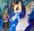 Size: 509x473 | Tagged: safe, artist:mistresscarrie, rarity, spike, alicorn, dragon, pony, unicorn, g4, alicornified, clothes, dancing, dress, duo, eyelashes, female, grin, holding hooves, looking at each other, looking at someone, male, night, princess rarity, race swap, raricorn, ship:sparity, shipping, smiling, smiling at each other, starry night, straight, suit, tuxedo, wings