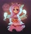 Size: 1884x2048 | Tagged: safe, artist:tyutya, fluttershy, ghost, pegasus, pony, undead, g4, candy, clothes, costume, cute, eye clipping through hair, eyebrows, female, flutterghost, food, ghost costume, halloween, halloween costume, holiday, lollipop, looking at you, mare, open mouth, pumpkin, pumpkin bucket, shyabetes, signature, sitting, solo, sparkles, speech bubble, spread wings, trick or treat, unshorn fetlocks, wings