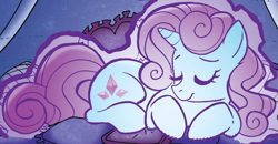 Size: 1183x613 | Tagged: safe, idw, official comic, pony, unicorn, fiendship is magic #4, g4, my little pony: fiendship is magic, spoiler:comic, eyes closed, female, mare, unnamed character, unnamed pony