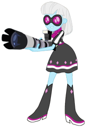 Size: 614x900 | Tagged: artist needed, safe, photo finish, equestria girls, g4, camera, clothes, female, simple background, solo, transparent background