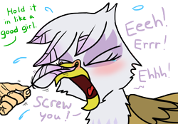 Size: 10032x6976 | Tagged: safe, artist:graymist, gilda, griffon, human, g4, absurd resolution, angry, beak, blushing, colored, feather, fetish, fingernails, hand, nostril flare, nostrils, red nosed, simple background, sneezing, sneezing fetish, tickle torture, tickling, transparent background, yelling