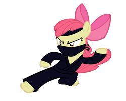 Size: 5000x4000 | Tagged: safe, artist:ikillyou121, apple bloom, earth pony, pony, g4, female, filly, foal, karate, simple background, solo, transparent background