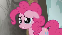 Size: 1280x720 | Tagged: safe, screencap, pinkie pie, earth pony, pony, g4, the lost treasure of griffonstone, crying, sad, solo