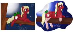 Size: 1762x782 | Tagged: safe, artist:loopina, oc, oc only, oc:rasberry panic, pegasus, pony, bow, calm, cute, female, mare, moon, night, redraw, simple background, solo, tail, tail bow, transparent background, tree, tree branch