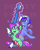 Size: 830x1050 | Tagged: safe, artist:jewellier, derpibooru exclusive, minty, minuette, pony, unicorn, minty fresh adventure, mlp fim's thirteenth anniversary, g3, g4, clothes, female, fresh minty adventure, g3 to g4, generation leap, glowing, glowing horn, horn, levitation, magic, magic aura, mare, pixel art, pony platforming project, socks, striped socks, telekinesis, that pony sure does love socks, that pony sure does love toothbrushes, toothbrush