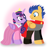 Size: 1400x1400 | Tagged: safe, artist:mlplary6, flash sentry, twilight sparkle, alicorn, pegasus, pony, g4, clothes, crown, cute, daaaaaaaaaaaw, diasentres, dress, female, jewelry, male, mare, prince phillip, princess aurora, regalia, ship:flashlight, shipping, sleeping beauty, stallion, straight, twiabetes, twilight sparkle (alicorn)