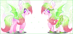 Size: 4188x1984 | Tagged: safe, artist:dixieadopts, oc, oc only, oc:limelight, bat pony, pony, clothes, female, mare, skirt, solo, zoom layer