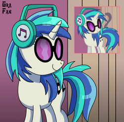 Size: 2253x2210 | Tagged: safe, artist:gradiusfanatic, screencap, dj pon-3, vinyl scratch, pony, unicorn, g4, female, high res, redraw