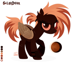 Size: 1920x1659 | Tagged: safe, artist:kabuvee, oc, oc only, oc:solar dusk, pegasus, pony, amputee, artificial wings, augmented, female, mare, prosthetic limb, prosthetic wing, prosthetics, simple background, solo, transparent background, wings