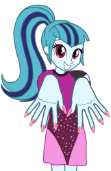 Size: 3759x5793 | Tagged: safe, artist:chrismc373, sonata dusk, equestria girls, g4, nail polish, simple background, solo, transparent background