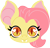 Size: 1469x1396 | Tagged: safe, artist:cutepencilcase, fluttershy, bat pony, pony, g4, bat ponified, fangs, flutterbat, head only, race swap, simple background, slit pupils, smiling, solo, transparent background