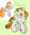 Size: 733x849 | Tagged: safe, artist:larvaecandy, citrus sweetheart, earth pony, pony, g3, solo, toy interpretation