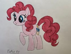 Size: 2034x1563 | Tagged: safe, artist:kaelynturtle350, pinkie pie, earth pony, pony, g4, colored sketch, drawing, female, sketch, solo, traditional art