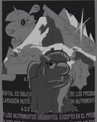 Size: 3277x4096 | Tagged: safe, artist:poxy_boxy, twilight sparkle, pony, unicorn, g4, black background, female, filly, filly twilight sparkle, grayscale, monochrome, shikato, simple background, solo, squatpony, twiggie, unicorn twilight, wip, younger