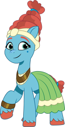 Size: 714x1381 | Tagged: safe, artist:prixy05, meadowbrook, earth pony, pony, g4, g5, my little pony: tell your tale, female, g4 to g5, generation leap, mare, simple background, transparent background, vector