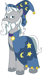 Size: 797x1414 | Tagged: safe, artist:prixy05, star swirl the bearded, pony, unicorn, g4, g5, my little pony: tell your tale, g4 to g5, generation leap, hat, male, simple background, stallion, transparent background, vector, wizard hat