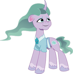 Size: 1407x1428 | Tagged: safe, artist:prixy05, mistmane, pony, unicorn, g4, g5, my little pony: tell your tale, female, flowing mane, g4 to g5, generation leap, mare, simple background, solo, transparent background, vector