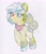 Size: 1661x1925 | Tagged: safe, artist:foxtrot3, oc, oc only, pony, artichoke, clothes, ice, scarf, solo, traditional art