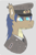 Size: 755x1127 | Tagged: safe, artist:traumatisedaxolotl, oc, oc:tea stew, bat pony, pony, bust, clothes, east germany, hat, male, military uniform, peaked cap, portrait, simple background, stallion, uniform