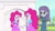 Size: 1280x720 | Tagged: safe, edit, edited screencap, screencap, maud pie, pinkie pie, human, equestria girls, friendship games bloopers, g4, my little pony equestria girls: friendship games, duo, duo female, female, self paradox, siblings, sisters