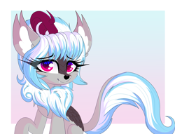 Size: 5229x3989 | Tagged: safe, artist:windykirin, oc, oc only, oc:windshear, kirin, female, gradient background, solo