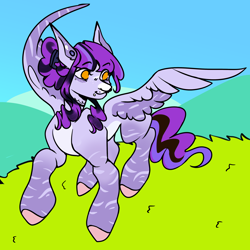 Size: 3000x3000 | Tagged: safe, artist:neonbugzz, pegasus, pony, drawing, high res