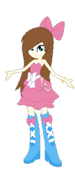 Size: 187x431 | Tagged: safe, artist:cutecutederpypony14, oc, oc only, equestria girls, g4, boots, clothes, dress, equestria girls-ified, fall formal outfits, high heel boots, shoes, simple background, solo, transparent background