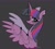 Size: 2048x1841 | Tagged: safe, artist:petaltwinkle, twilight sparkle, alicorn, pony, g4, bust, female, gray background, horn, horn jewelry, jewelry, looking at you, mare, simple background, smiling, smiling at you, solo, twilight sparkle (alicorn), wing jewelry, wings